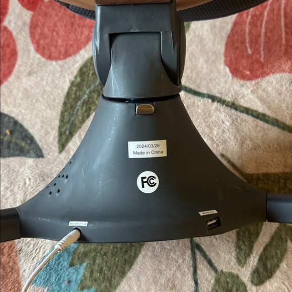 Larex Electric Black Gray Canopy Hanging Toy Swivel Swing - Picture 8 of 9